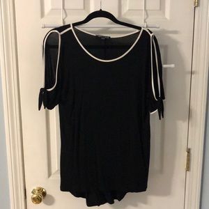 SALE! Asymmetrical top w/peek-a-boo shoulders